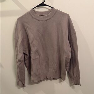 Zara Men's Beige Crewneck Sweater